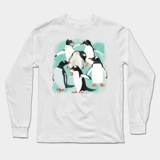 Waddle of Penguins Long Sleeve T-Shirt